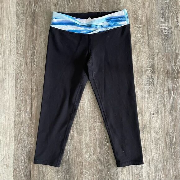 Ivivva by Lululemon Black Cropped Leggings - Size: 14 - Picture 1 of 5